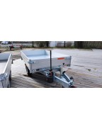 Remorque benne 2000 kg (306x170) Double - SARIS