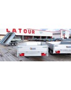 Remorque benne 2000 kg (306x170) Double - SARIS