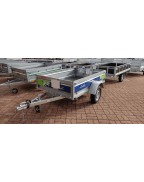 Remorque bagagère 500 kg LIDER SARAGOS 39220 en acier galvanisé basculante