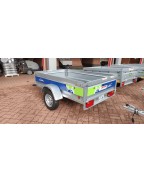 Remorque bagagère 500 kg LIDER SARAGOS 39220 en acier galvanisé basculante