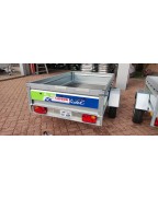 Remorque bagagère 500 kg LIDER SARAGOS 39220 en acier galvanisé basculante