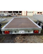 Remorque plateau 34622 LIDER PTAC 1500 kg 306x170 cm plateau surbaissé
