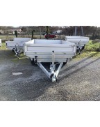 Remorque tribenne 2700 kg (276x170) Double - SARIS