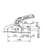 Tête d'attelage AK161 avec Soft-Dock - Rulquin