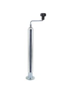 Béquille télescopique Ø48 mm en acier galvanisé pour remorque