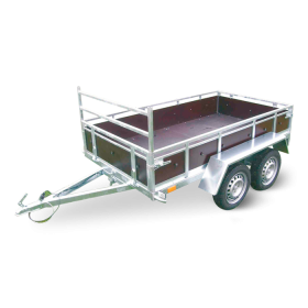 Remorque bois 96002SB PTAC 500 kg SOREL double essieu châssis galvanisé et plancher antidérapant