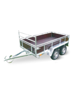 Remorque bois 96002SB PTAC 500 kg SOREL double essieu châssis galvanisé et plancher antidérapant