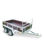 Remorque bois 96002SB PTAC 500 kg SOREL double essieu châssis galvanisé et plancher antidérapant