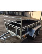 Remorque bois 96002SB PTAC 500 kg SOREL double essieu châssis galvanisé et plancher antidérapant