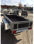 Remorque bois 96002SB PTAC 500 kg SOREL double essieu châssis galvanisé et plancher antidérapant