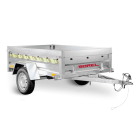 Remorque SOREL Rustique R200 PTAC 500 kg robuste et polyvalente