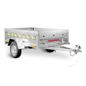 Remorque Rustique R200 PTAC 500kg - SOREL Remorque SOREL Rustique R200 PTAC 500 kg robuste et polyvalente