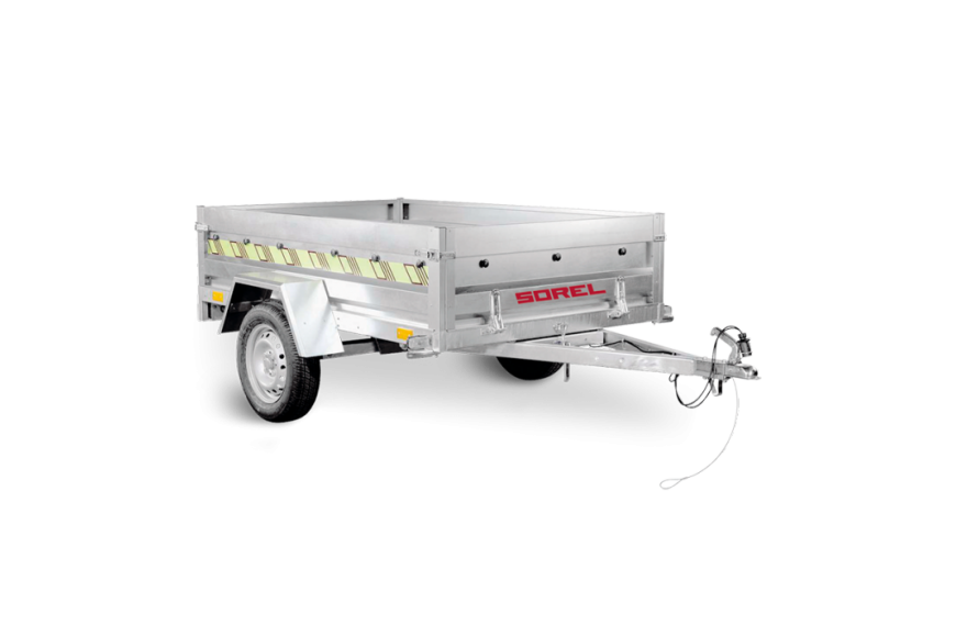 Remorque SOREL Rustique R200 PTAC 500 kg robuste et polyvalente