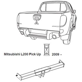 Attelage Mitsubishi L 200 Double Cabine Chassis Long