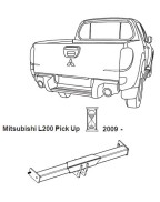 Attelage Mitsubishi L 200 Double Cabine Chassis Long