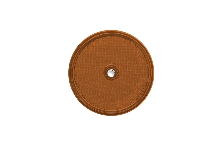 Catadioptre à Visser Rond Orange à l'Unité