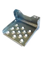 marche pied galvanisé repliable pour remorque et utilitaire en acier antidérapant