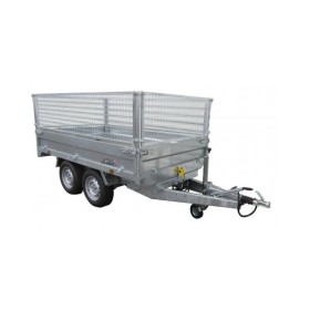 Réhausses grillagées H60 cm pour remorque Lider Benne et Tribenne