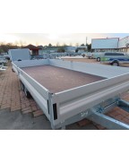 Remorque plateau LIDER 32670 PTAC 2500 kg 506x215 cm plateau surbaissé avec châssis galvanisé﻿