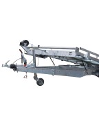 Remorque plateau 32680 LIDER PTAC 3500 kg plateau surbaissé 406x215 cm