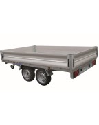 Remorque plateau roues dessous LIDER 32660 PTAC 3500 kg pour transport de véhicules et engins