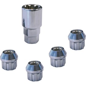 Antivol de Roue Ecrous M12 Conique (Lot de 4 vis) - RULQUIN