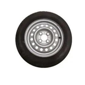 Roue complète 155/70R13 pour remorque ou caravane, 4 trous, entraxe 100 mm et déport 30 mm