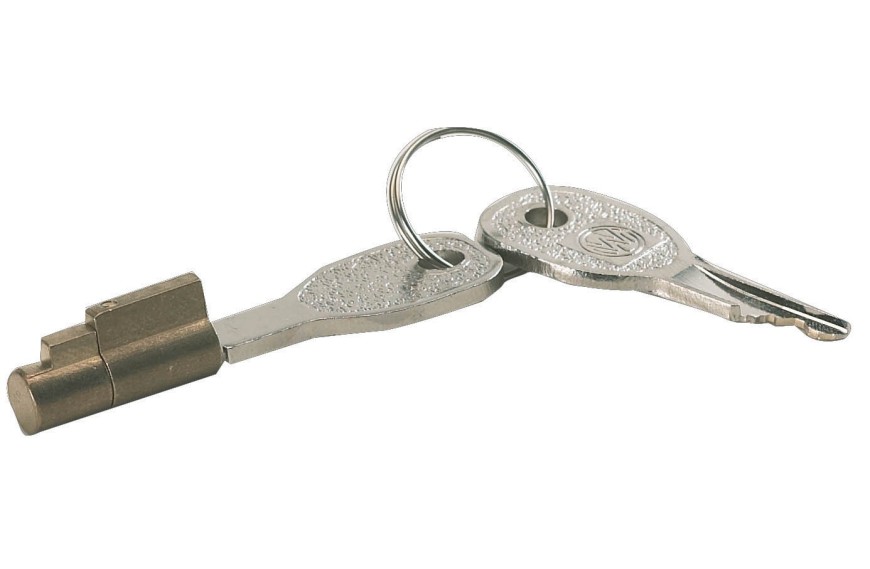 Barillet de tête d’attelage universel pour remorque non freinée, bloque le levier de la poignée