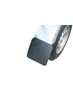 bavette pour remorque noire en caoutchouc 20 x 23 cm