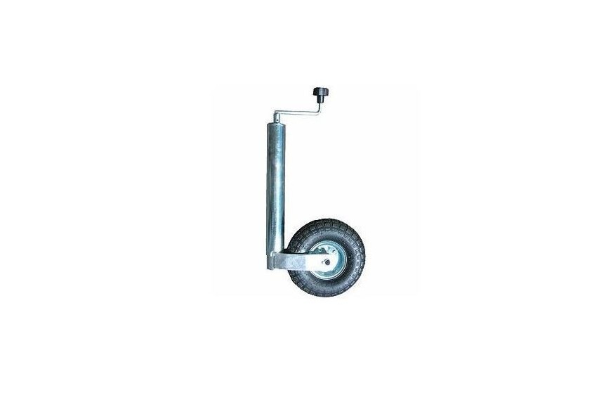 Roue jockey pour remorque diam 60 mm roue gonflable