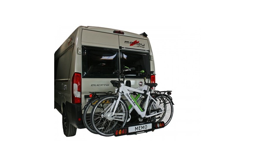 Porte vélo boule attelage 2 velos - Équipement caravaning