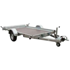 DISPONIBLE SUR PARC Remorque Lider robust 1300KG simple essieu freinée  basculante - Équipement auto