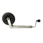 roue jockey plastique Ø48 mm SARIS avec galet 200x50 mm pour remorque légère