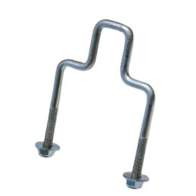 support de roue de secours sur flèche pour remorque ERKA 861 843 entraxe 4x130