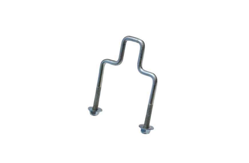 support de roue de secours sur flèche pour remorque ERKA 861 843 entraxe 4x130