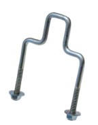 support de roue de secours sur flèche pour remorque ERKA 861 843 entraxe 4x130