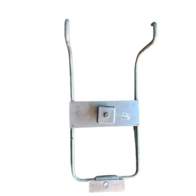 Support roue de secours LIDER pour remorque fourgon, fixation sous châssis