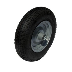 Roue 400/480 x 8 avec moyeu intégré 124 mm pour remorque ou caravane