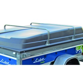 Barre de toit pour couvercle ABS pour remorque 239x128cm