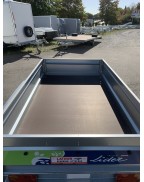 Remorque double essieu 500 kg LIDER FLORENCE 39330 en acier galvanisé