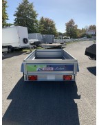 Remorque double essieu 500 kg LIDER FLORENCE 39330 en acier galvanisé