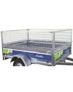 Réhausses grillagées 60 cm pour remorque LIDER 39550 39560 avec face arrière ouvrante