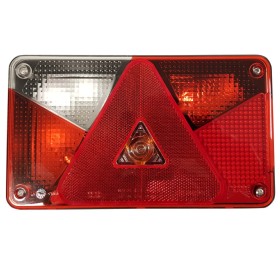 Feu gauche 5 fonctions SARIS pour remorque avec clignotant, stop et feu de recul