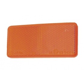 Catadioptre adhésif rectangulaire orange