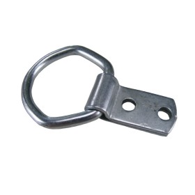 Pontet rabattable Ø35 mm entraxe 20 mm en acier pour fixation ridelle et porte de remorque