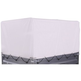Bâche haute 120 cm pour remorque SOREL R263 et PL263 avec armature acier galvanisé