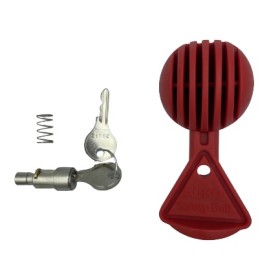 Antivol AL-KO Safety Ball pour têtes d’attelage AK 161 et AK 270 avec barillet et 2 clés