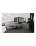 Remorque benne 1350 kg LIDER 42575 basculante galvanisée