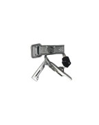 Lot de 2 grenouillères avec serrure 70 x 20 mm