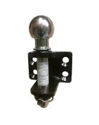 Rotule d'attelage chape mixte 4 trous Ø17 mm entraxe 90x40 mm + visserie